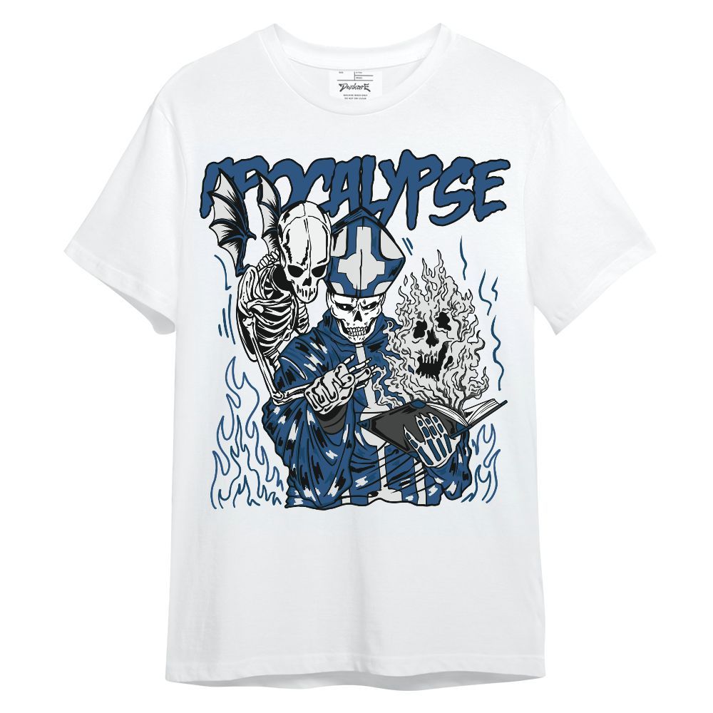 Shirt To Match High OG Midnight Navy 1s - Apocalypse Skeleton Unisex Shirt