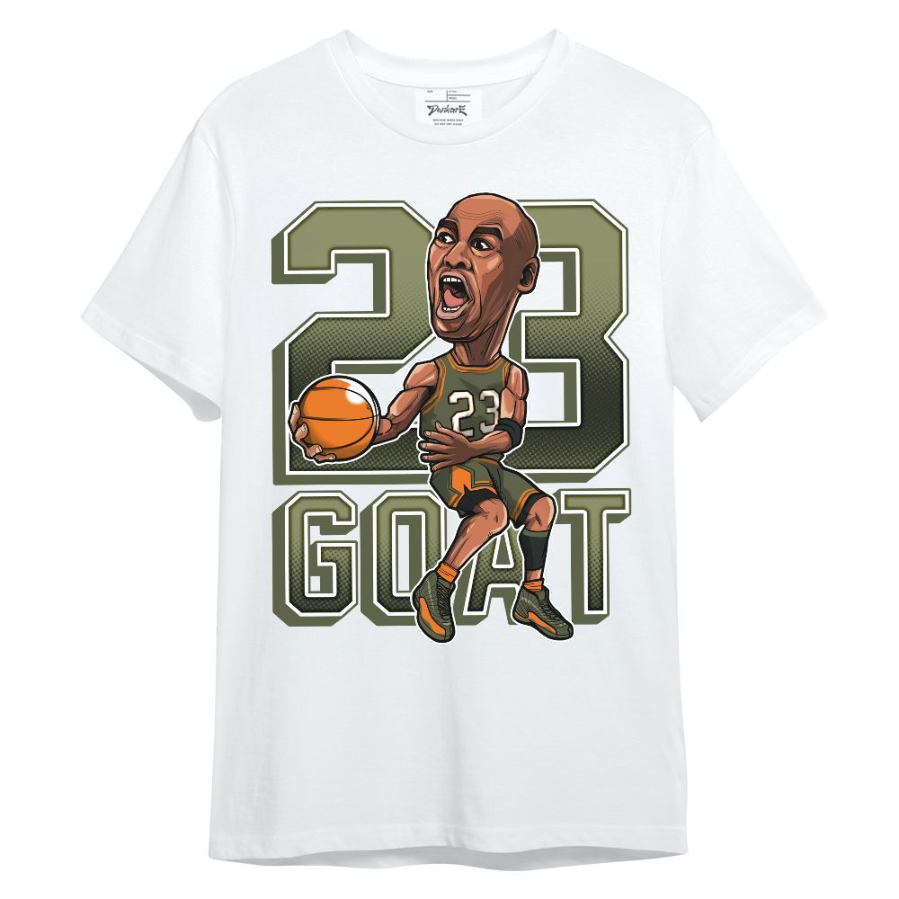 Shirt To Match Olive 5s - Legend G.O.A.T Basketball Shirt Graphic Unisex Shirt