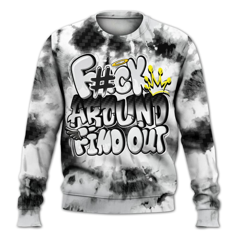 Sweatshirt To Match Kobe 9 Elite Protro Halo - Tie Dye FK Around Find Out All Over Print