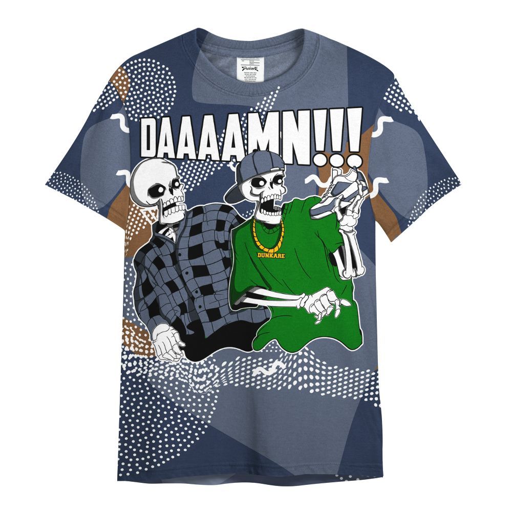 Shirt To Match Midnight Navy 13s - Graphic Meme Damnn All Over Print