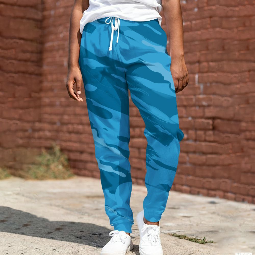 Sweatpant To Match Powder Blue 9s - Colored All Over Print