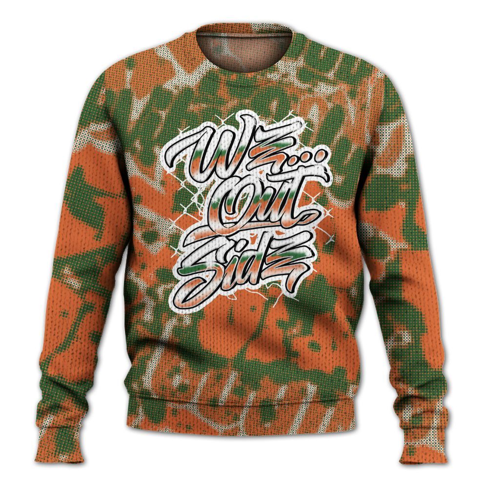 Knitted Sweater To Match Low Miami 5s - We OutSider Graphic Street