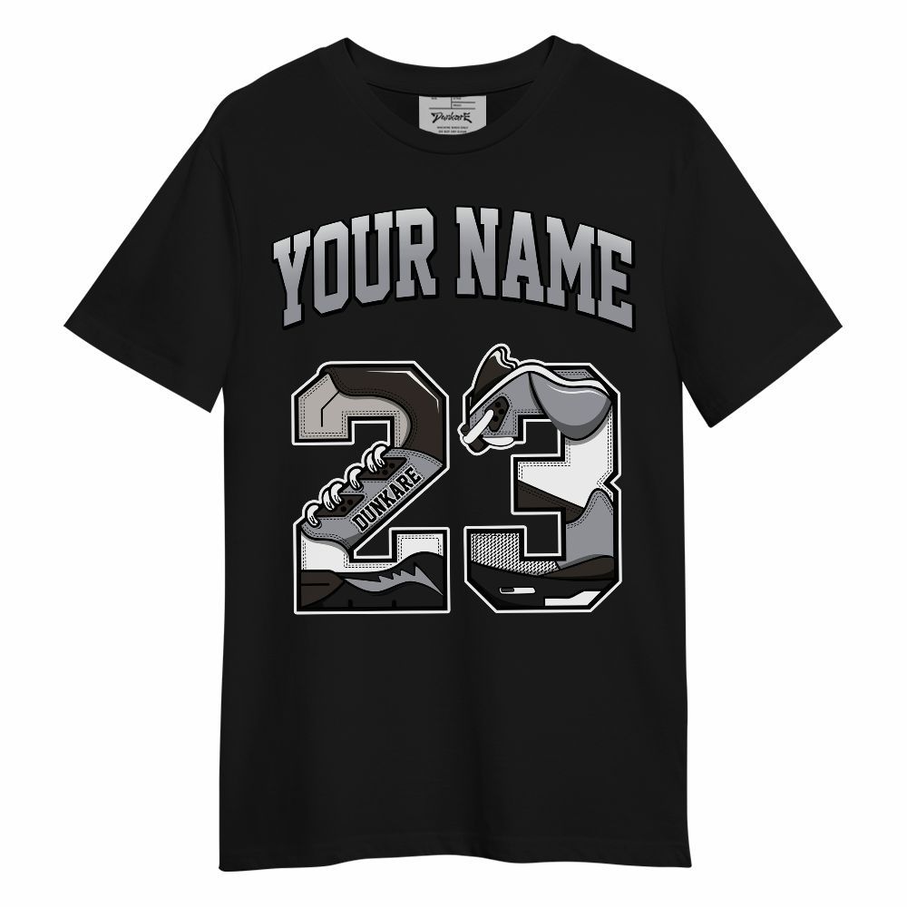 Shirt To Match Baroque Brown 12s - Custom Name Number 23 5s Unisex Shirt