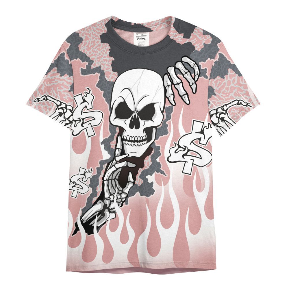 Shirt To Match Red Stardust 3s - Ones Move In Silence Graphic Trapped All Over Print