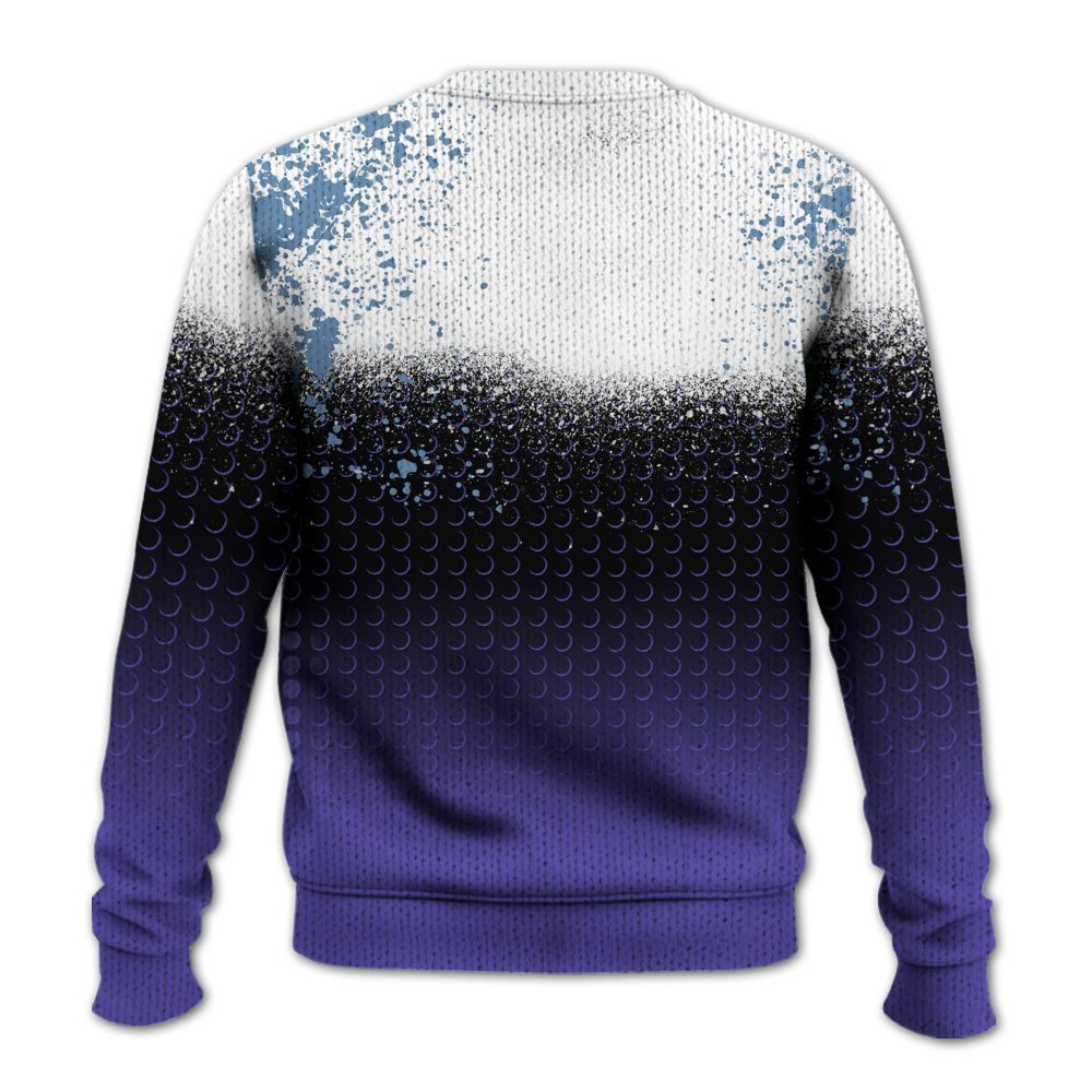 Knitted Sweater To Match Retro Concord 5s - Halftone Time Is Money
