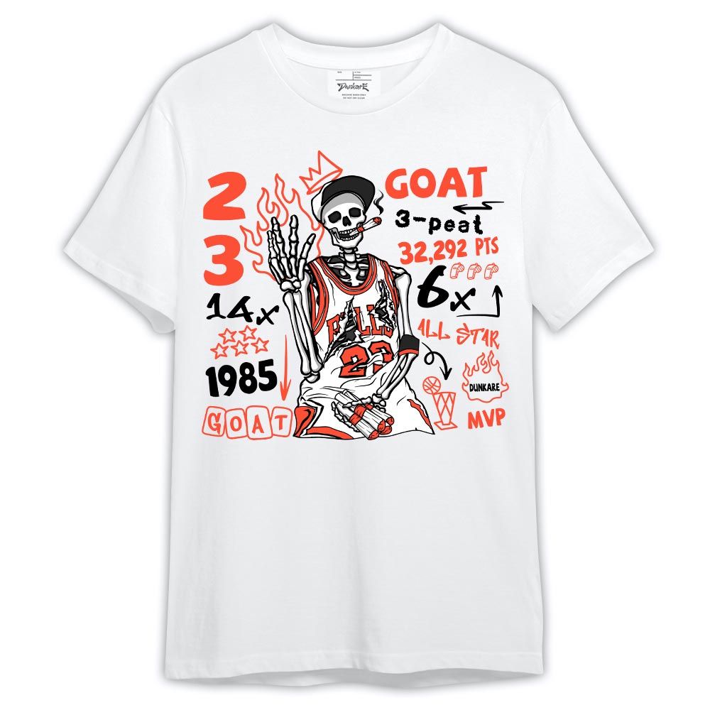 Shirt To Match Georgia Peach 3s - Number 23 G.0.A.T Shirt Outfit 3 Cosmic Clay 0305 LTRP