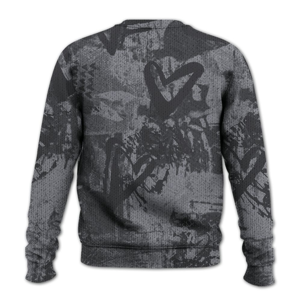 Knitted Sweater To Match Fear 4s - Skull Love