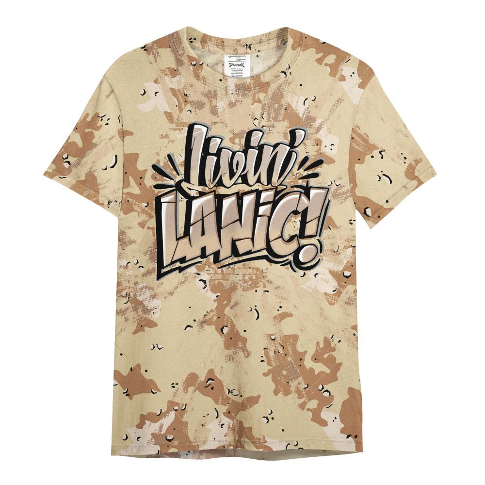 Shirt To Match Desert Camo 3s - Living Large Graphic Luxury All Over Print