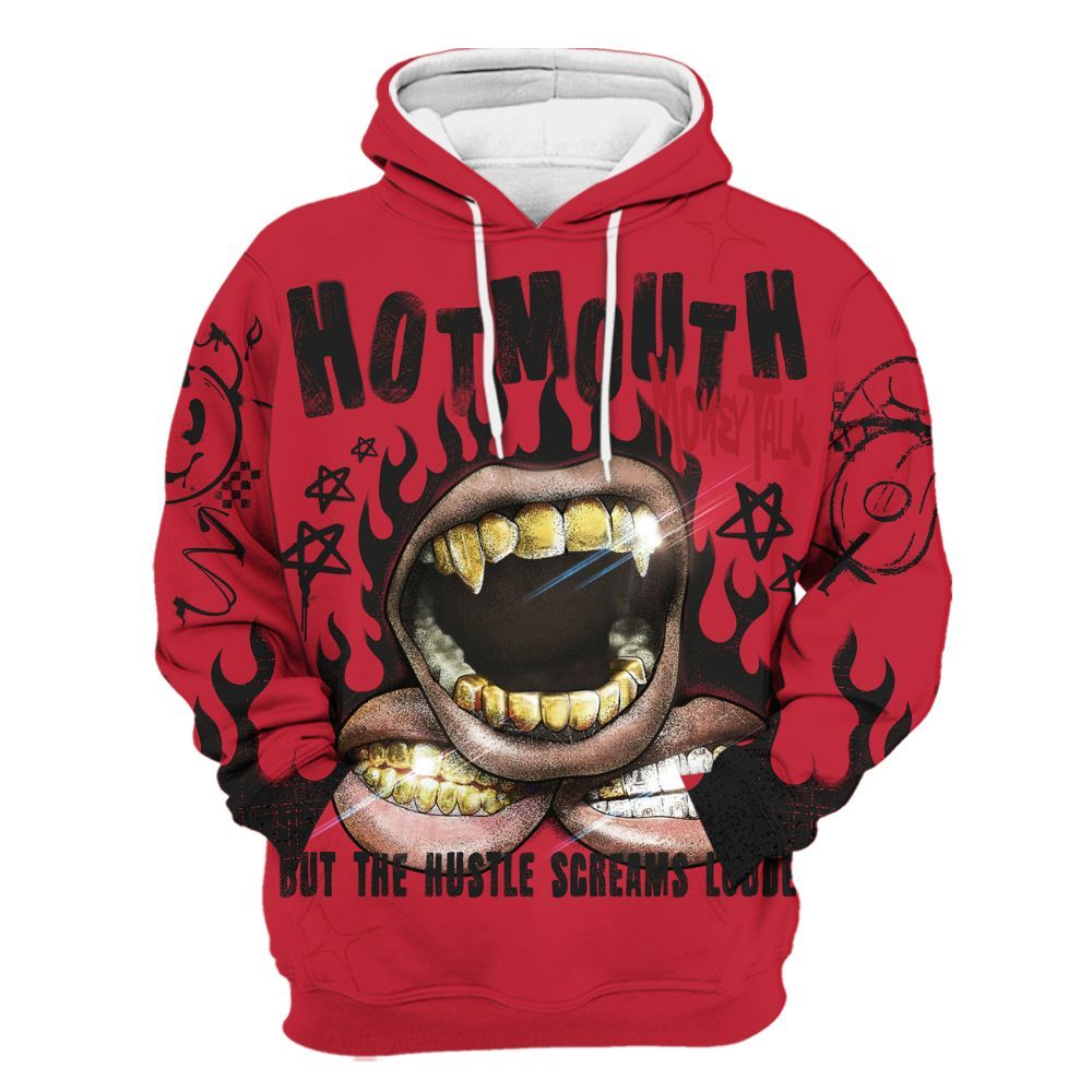 Hoodie To Match Toro Bravo 6s - Mouth Burning Street Style All Over Print