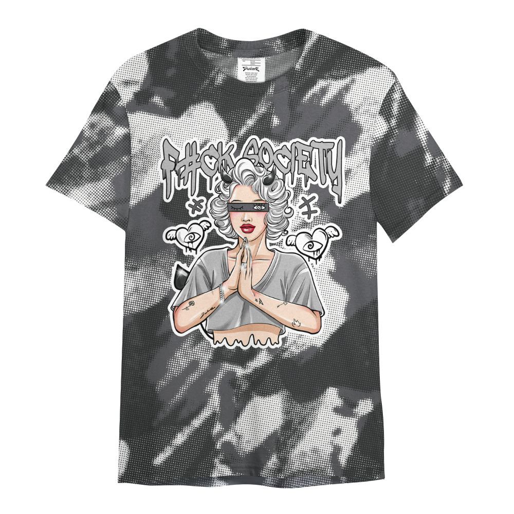 Shirt To Match White Thunder 4s - F#ck Xociety Halftone All Over Print