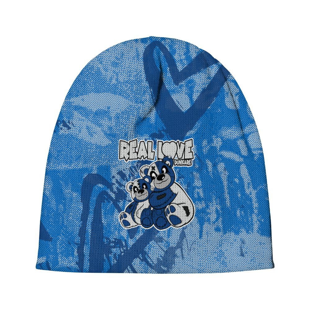 Beanie Hat To Match Blueberry 12s - Sincere Fondness Bear Graphic