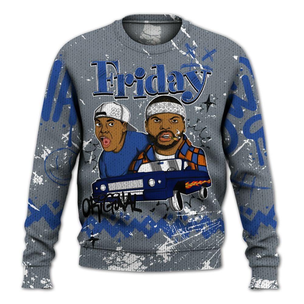 Knitted Sweater To Match RS-X GS League - Friday Sneaker Crayon