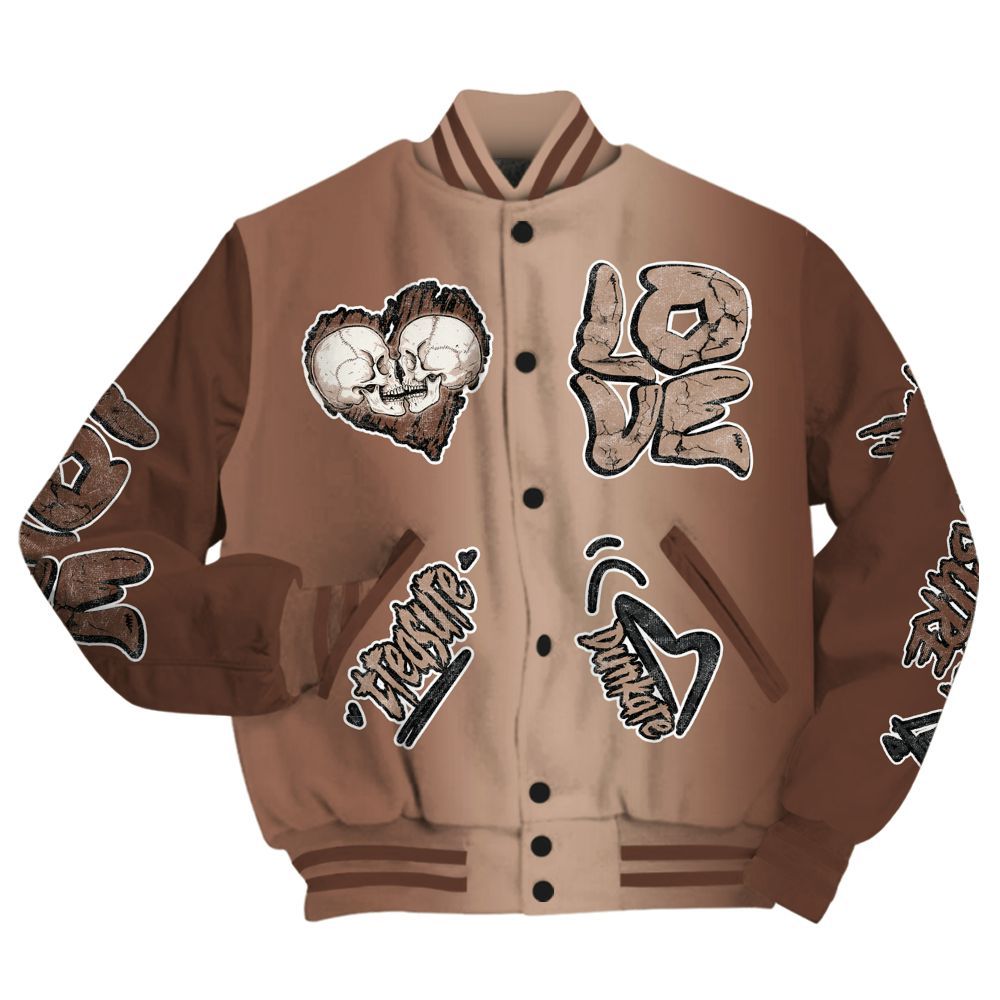 Varsity Jacket To Match KD 4 Christmas - Skull Bear All Over Print