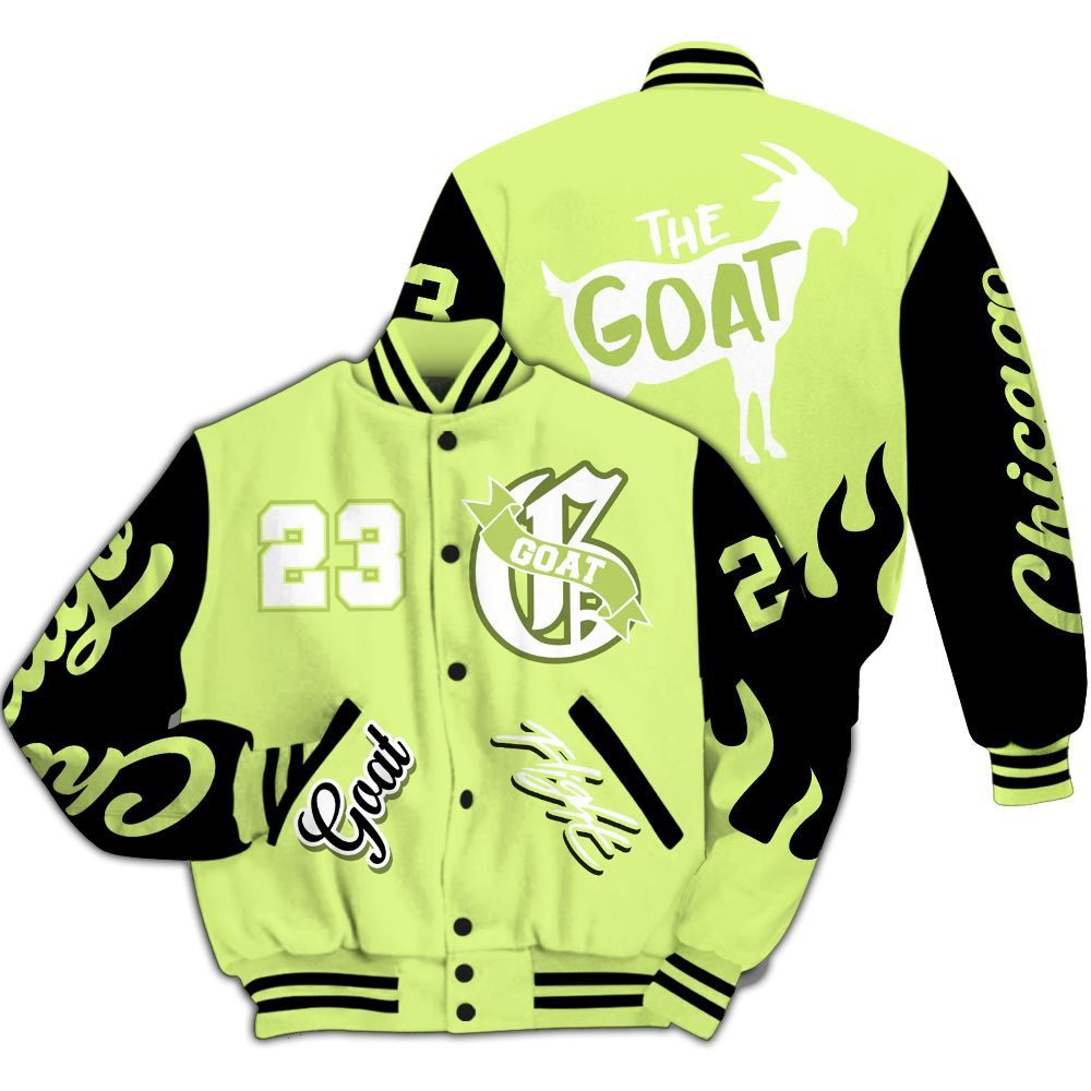 Varsity Jacket To Match Air Max SNDR Volt - The G.O.A.T Flight Streetwear All Over Print
