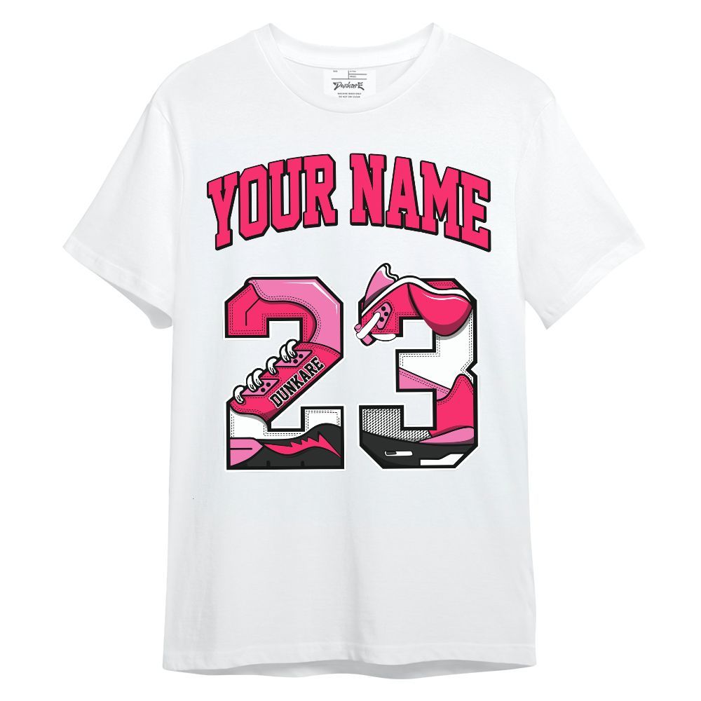 Shirt To Match Air VaporMax Plus Triple Pink - Custom Name Number 23 5s Unisex Shirt