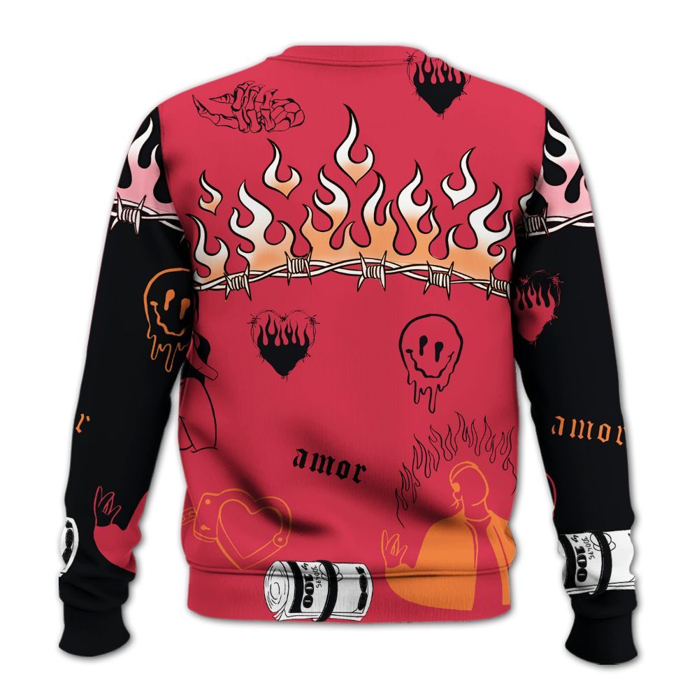 Sweatshirt To Match Air Max Portal Bright Ceramic - Snake Trust No One All Over Print