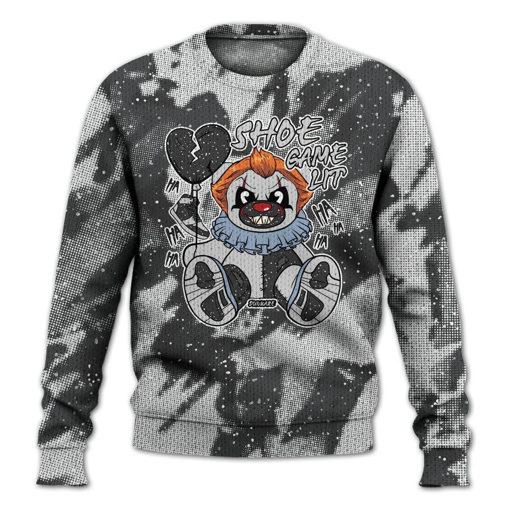 Knitted Sweater To Match Reverse Oreo 6s - Shoe Game Bear Abstract Halftone