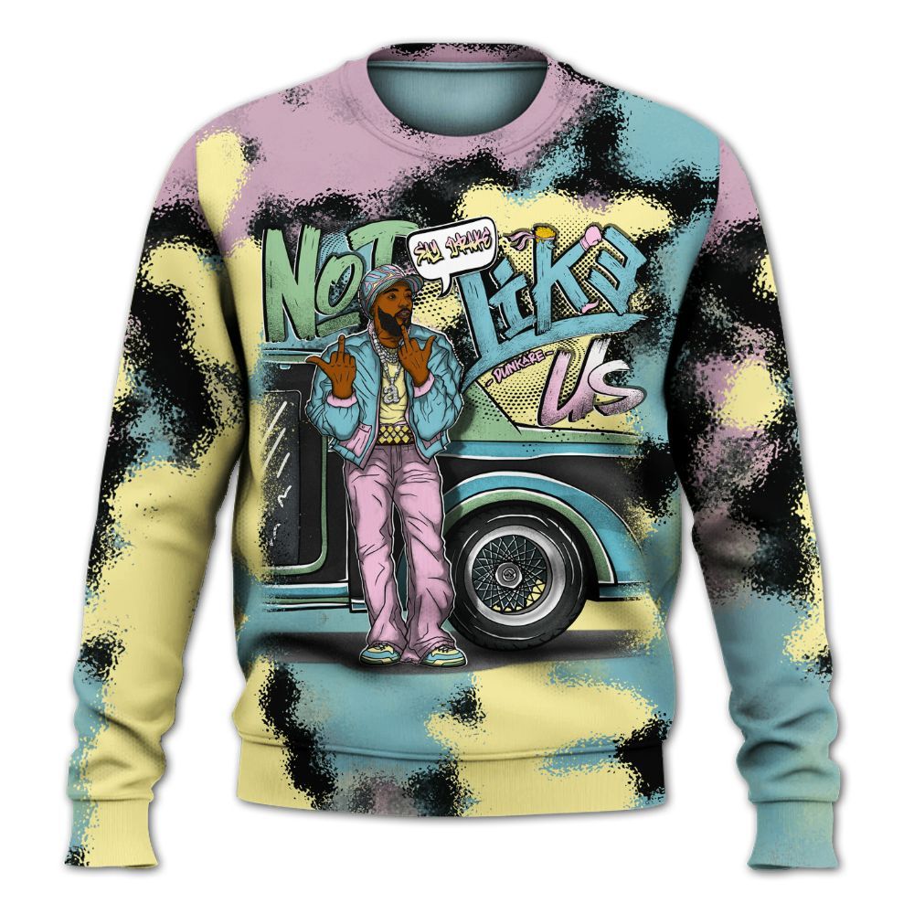 Sweatshirt To Match SB Dunk Low Visty - They Dislike Us All Over Print