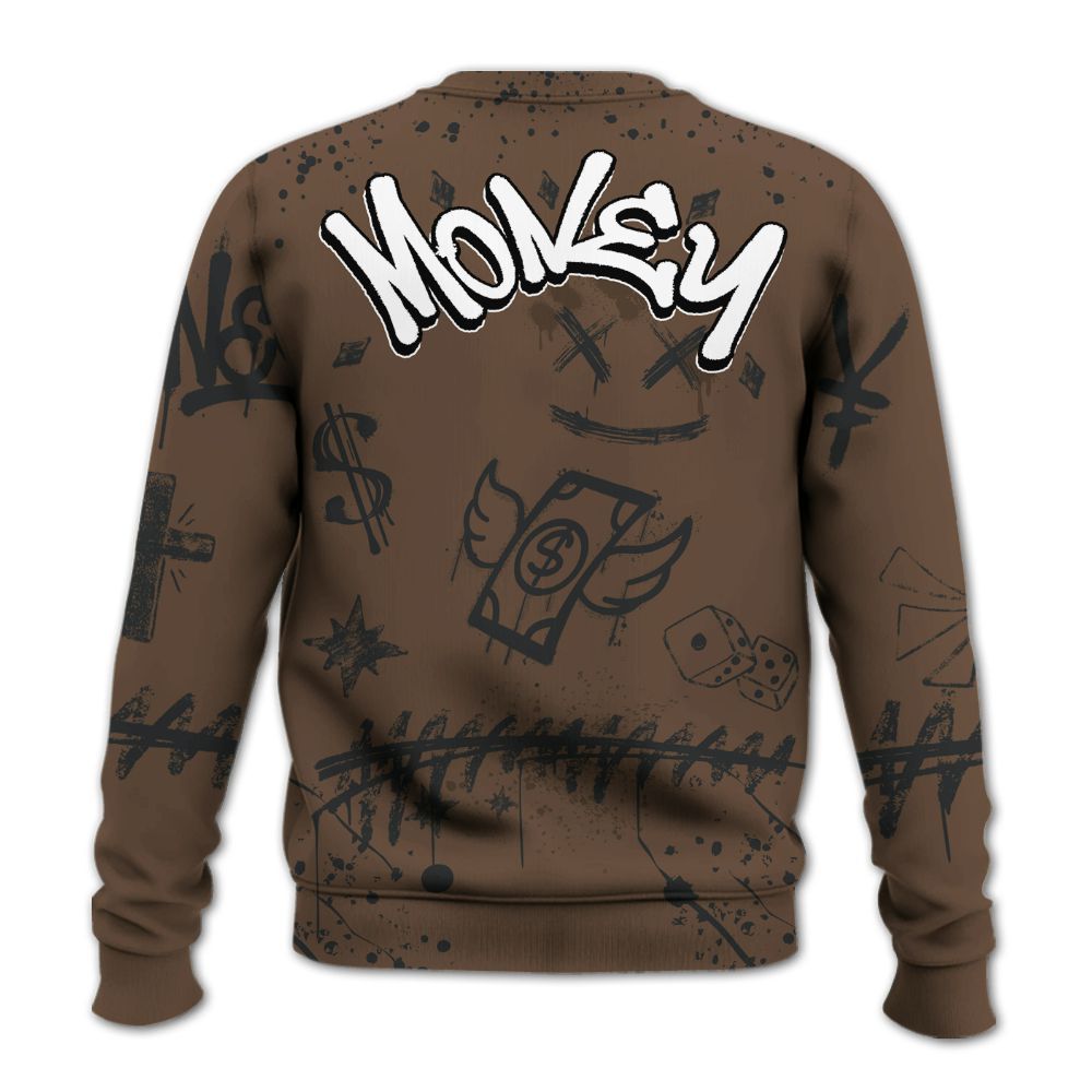 Sweatshirt To Match Palomino 1s - Everybody Paid In Full Crayon All Over Print