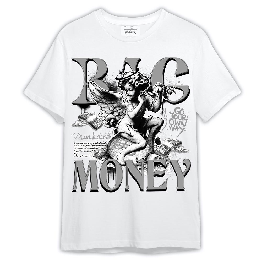 Shirt To Match Black Wolf Grey 12s - Bag Money Retro Shirt Outfit