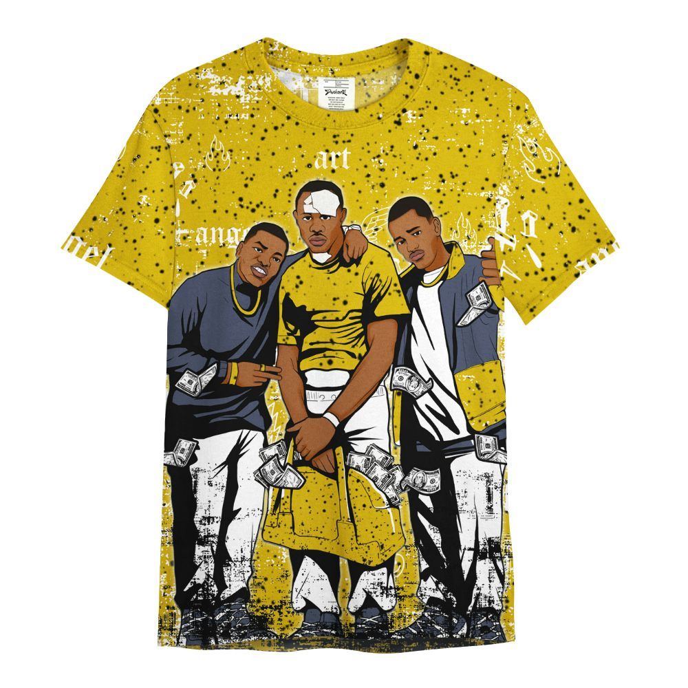 Shirt To Match Retro Tour Yellow 2026 4s - Paid In Full Money All Over Print