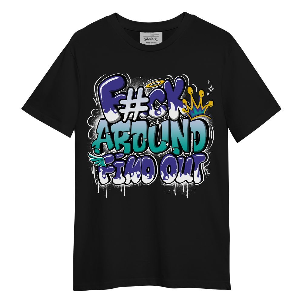 Shirt To Match Retro Grape 5s - FK Around Find Out Graphic