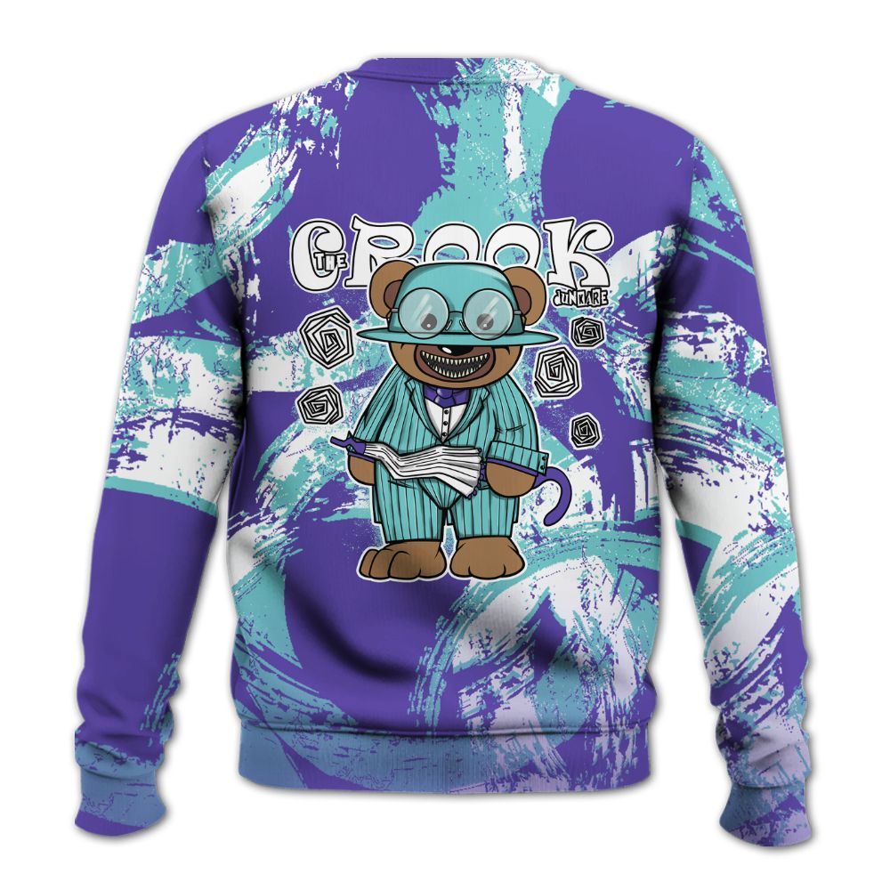 Sweatshirt To Match Low Hornets 1s - Swindler Bear Circle Slpash All Over Print