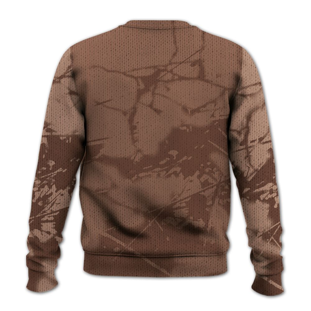 Knitted Sweater To Match KD 4 Christmas - F Around Find Out Graphic Profound