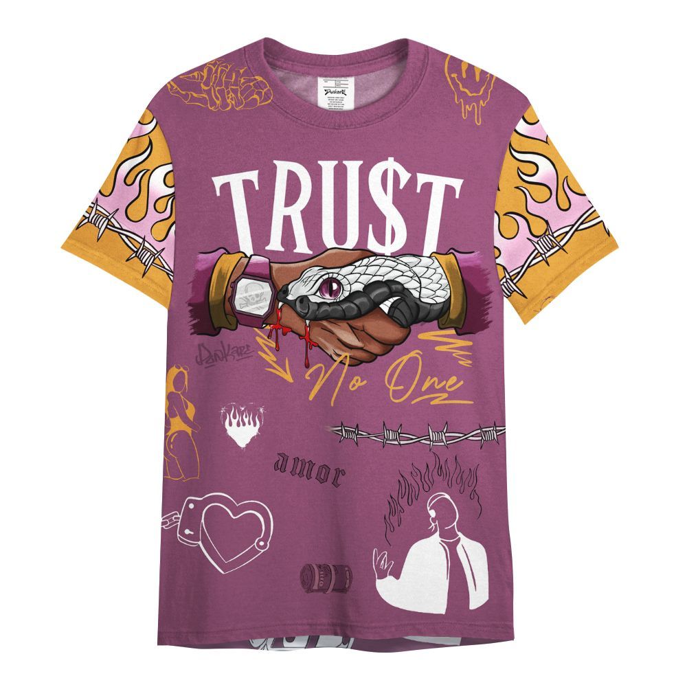 Shirt To Match High OG Brotherhood 1s - Snake Trust No One All Over Print