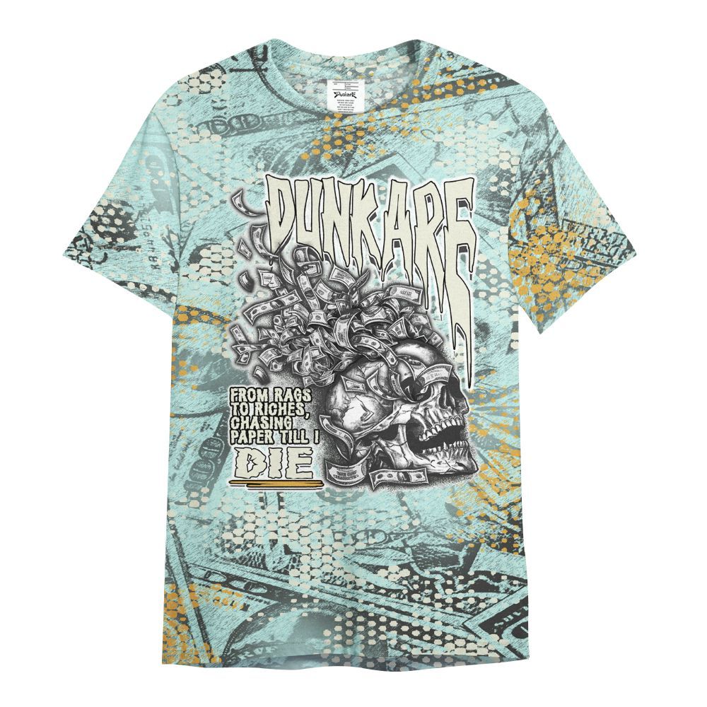 Shirt To Match Pure Platinum 4s - From Rags To Riches All Over Print