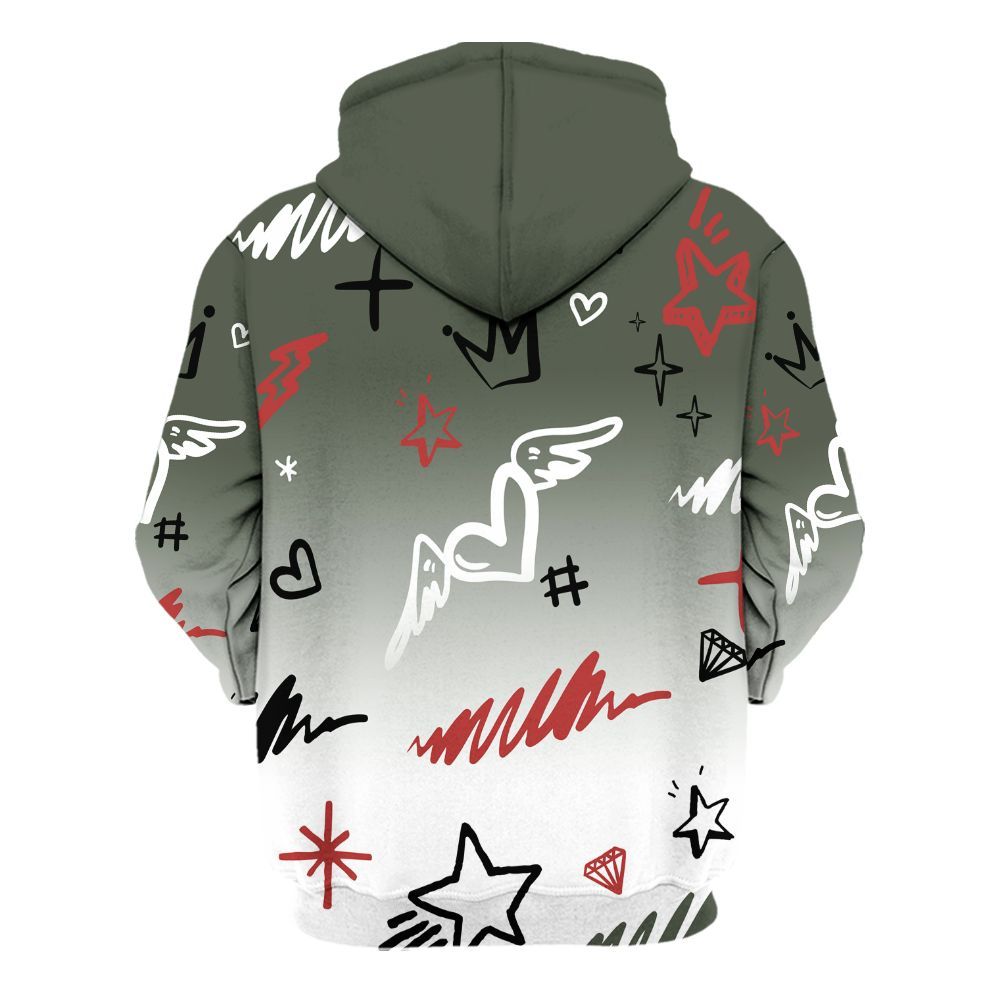 Hoodie To Match Air Force 1 Low Year Of The Snake Shirt, Rise Shine Hustle Grind All Over Print