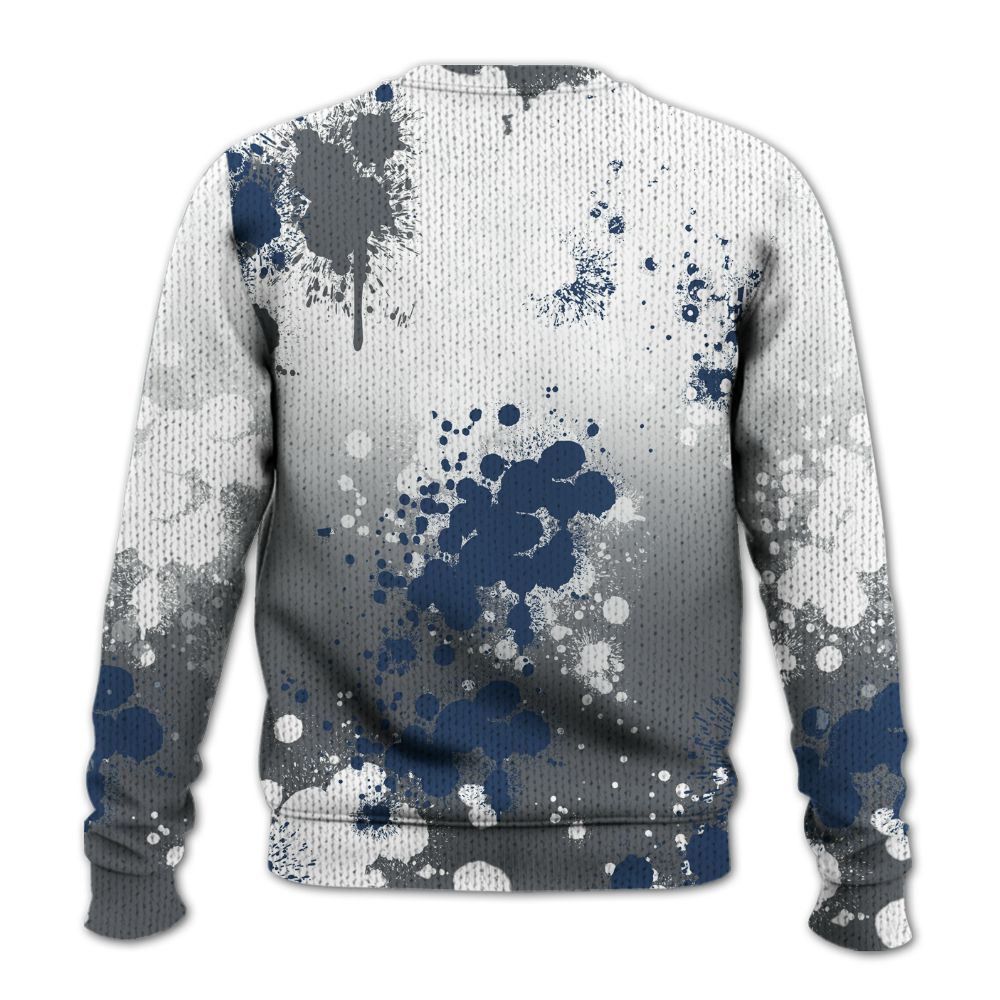 Sweater To Match Flint Grey 9s - Trust No One Scary Graphic