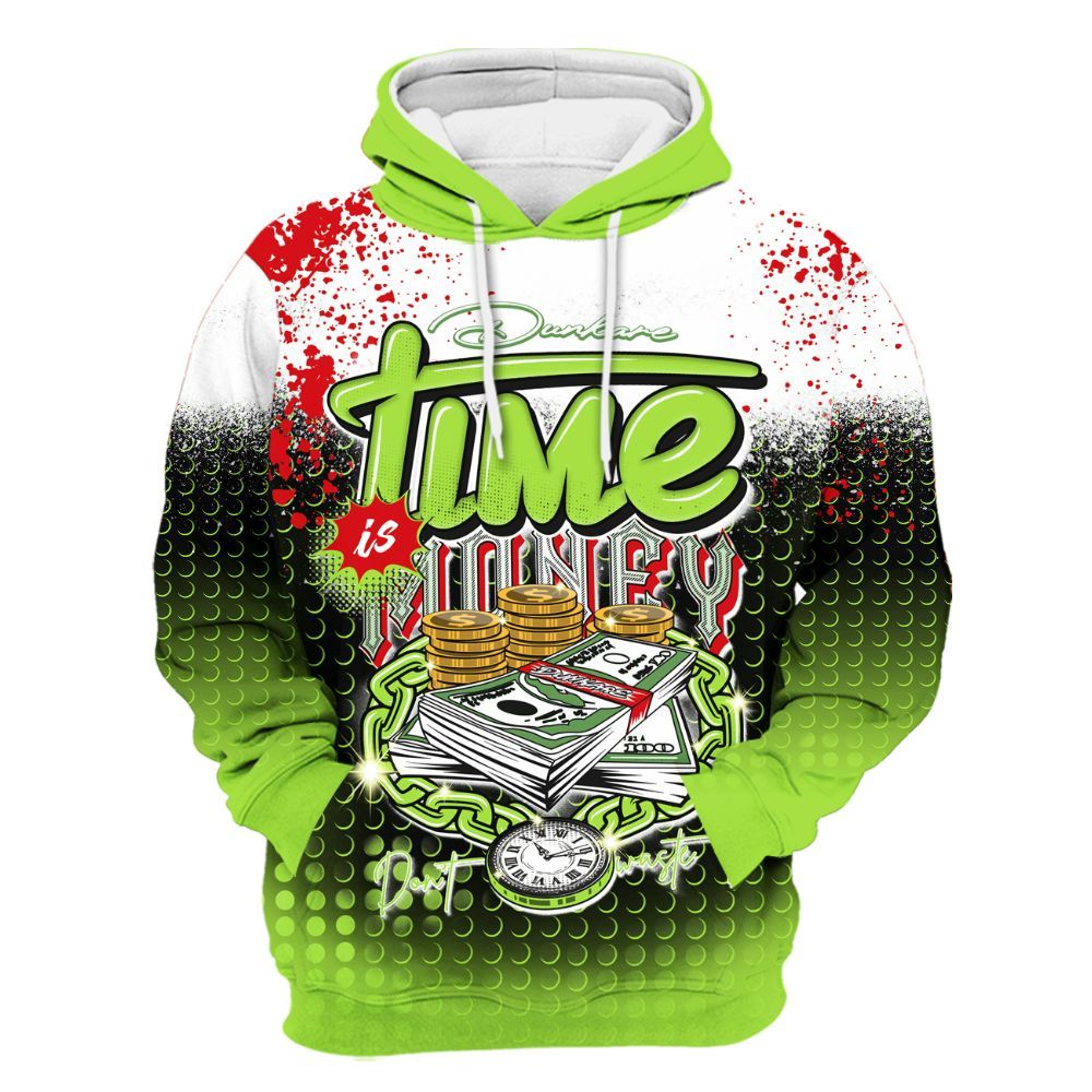 Hoodie To Match Kobe 6 SE Grinch - Halftone Time Is Money All Over Print
