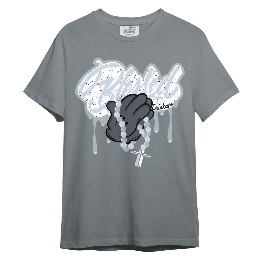 Shirt To Match Retro Wolf Grey 5s - God Blessed Drip Graphic