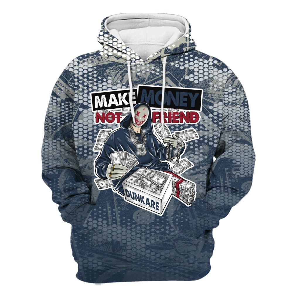 Hoodie To Match White Midnight Navy 6s - Make Moneys Unique All Over Print