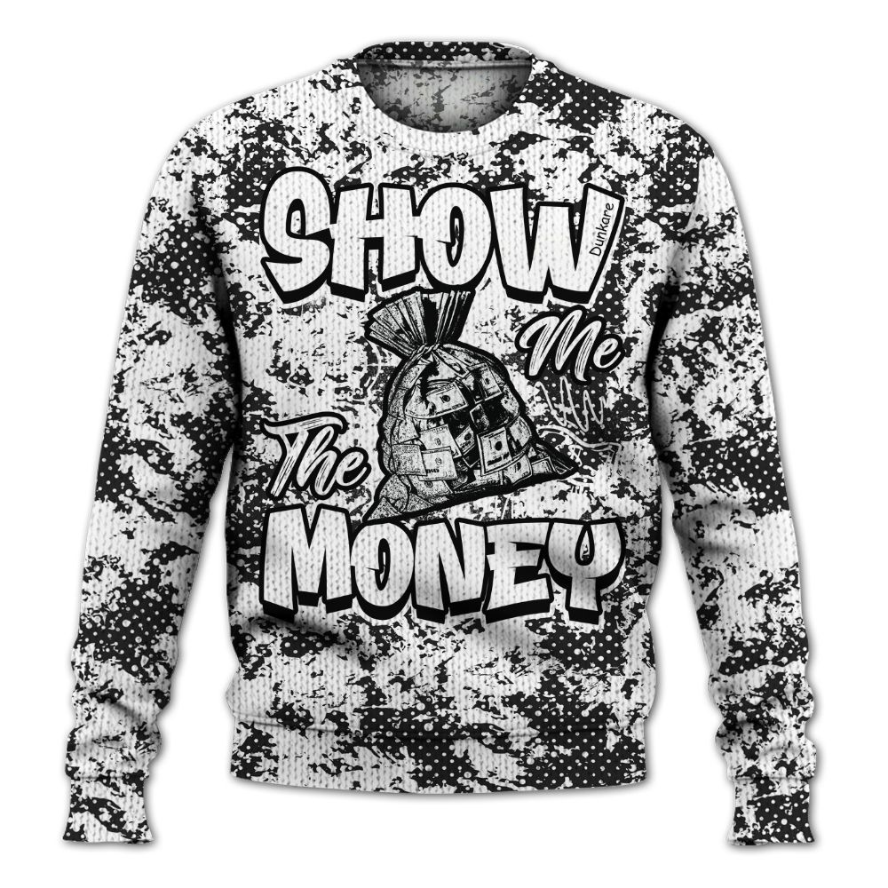 Knitted Sweater To Match Black Cat 3s - Show Me The Money Retro