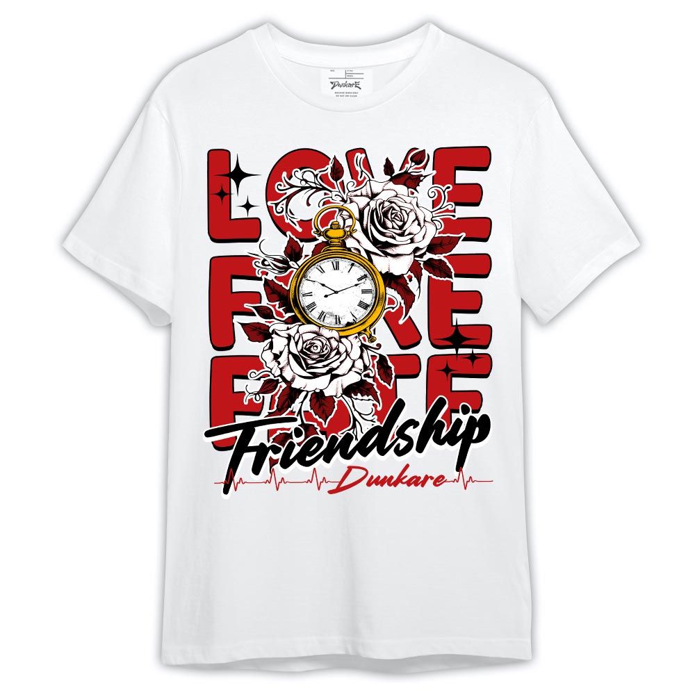 Shirt To Match Shirt Love Fake Fate Friendship, Bred Reimagined 4s T-- To Match Sneaker Bred Reimagined 4s Graphic Tee 1504 LTRP