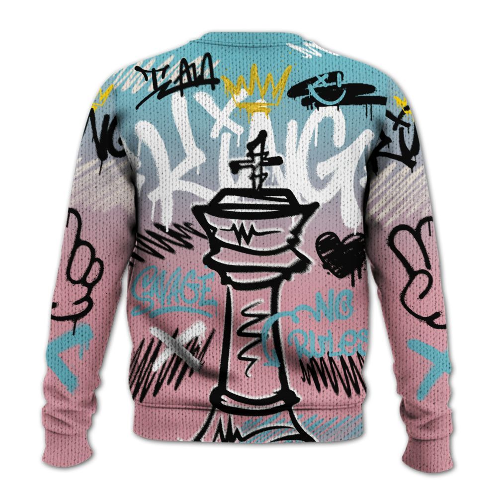 Knitted Sweater To Match Doernbecher 6s - Street King Chess Streetwear