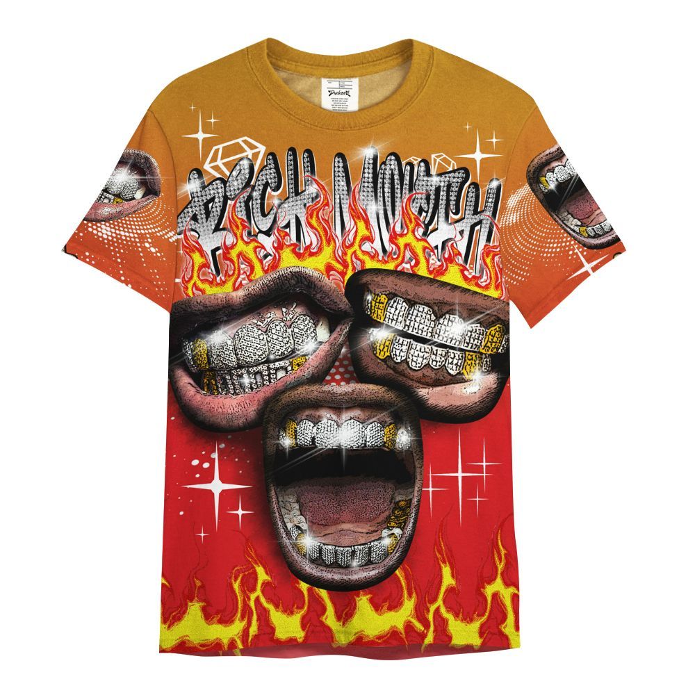 Shirt To Match Scoot Zeros Retro Portland - Rich Mouth Fire Rap Retro 90s All Over Print