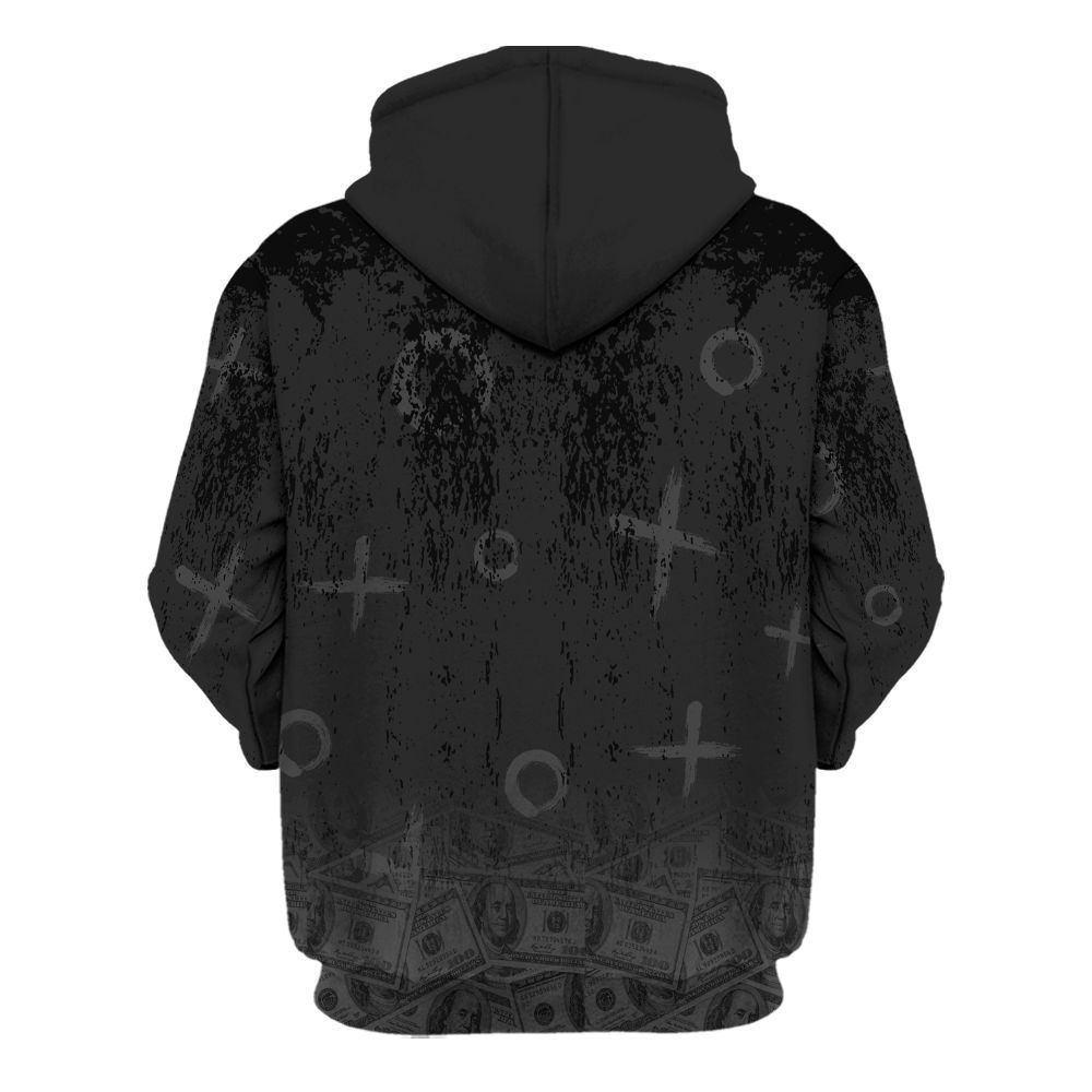 Hoodie To Match Black Cat NET 4s - Selfmade Unique Drip All Over Print