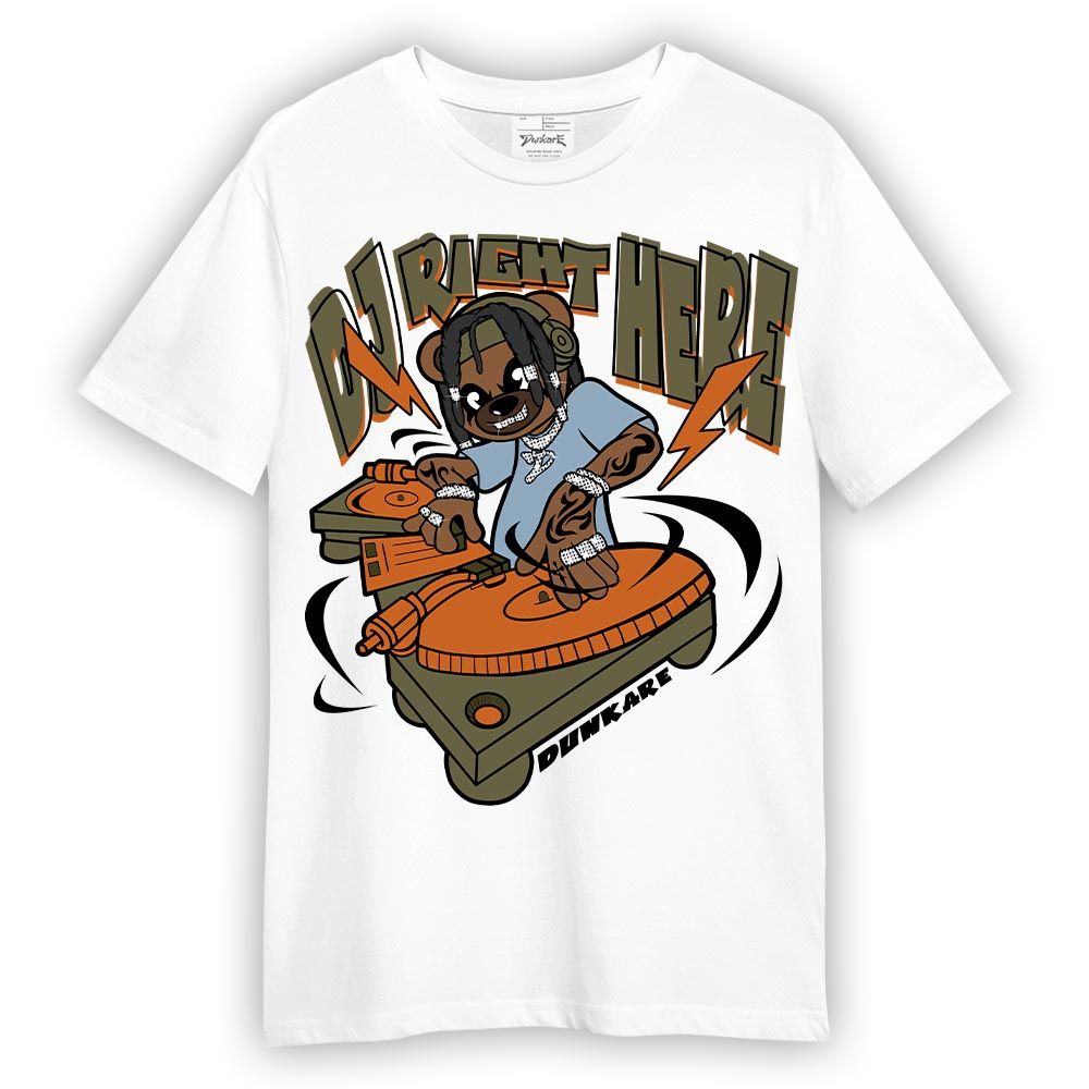 Shirt To Match Olive 5s T-- DJ Right Here Bear T-Shirt Unisex