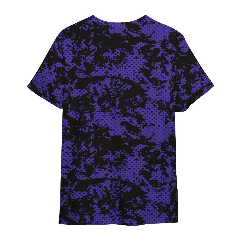 Shirt To Match Field Purple 12s - Show Me The Money Retro All Over Print