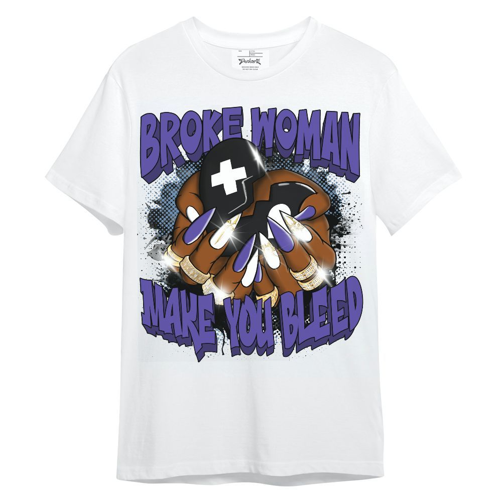Shirt To Match Retro Concord 5s - Broke Woman Heart Retro Unisex Shirt
