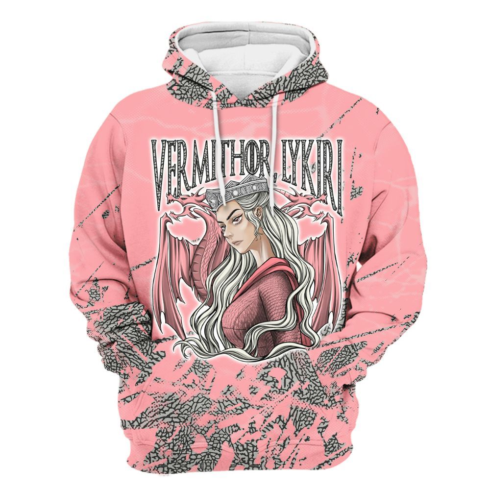 Hoodie To Match Retro Wings 3s - Dragon's Mom! Profound All Over Print