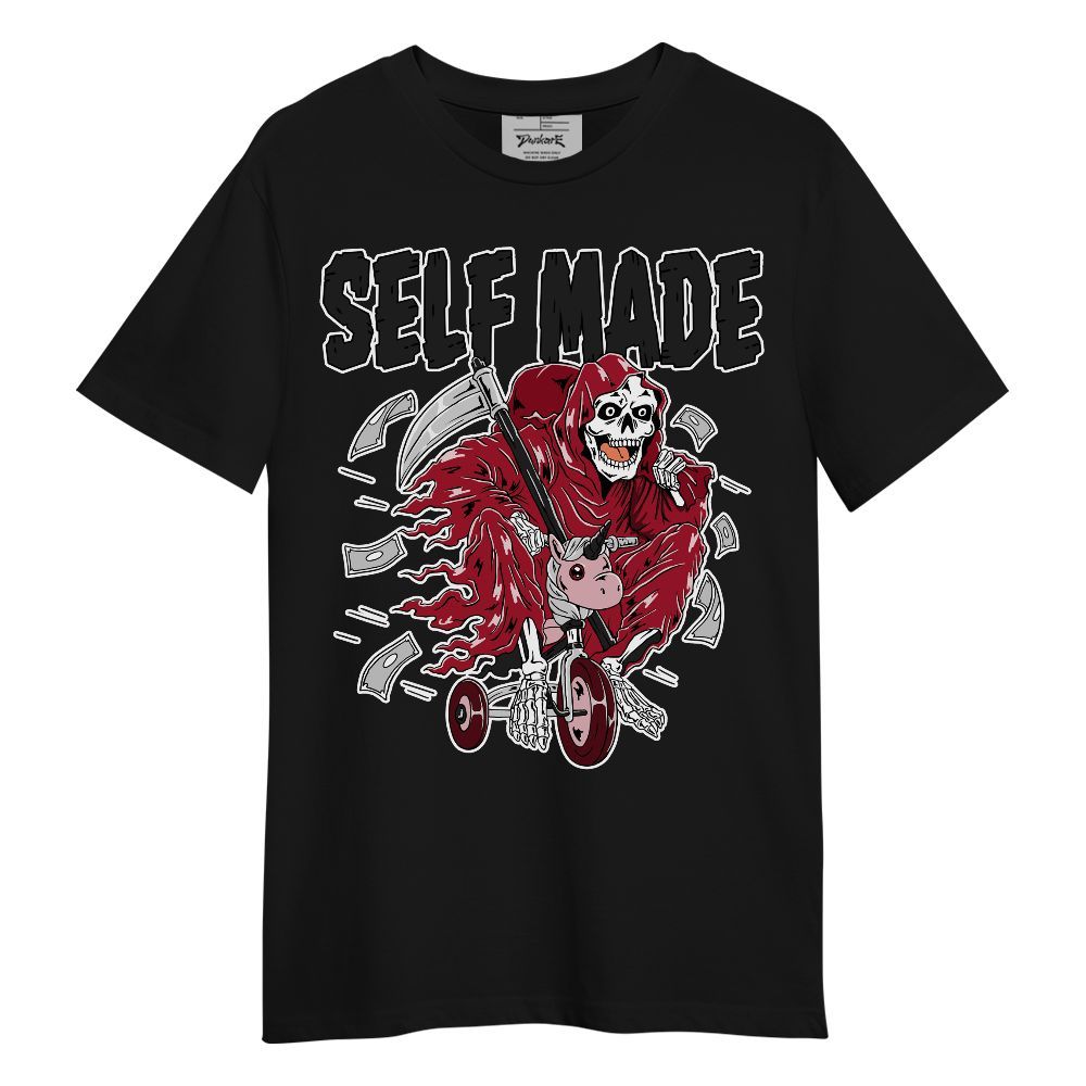 Shirt To Match High OG Black Toe Reimagined 1s - Self Make Skeleton Unisex Shirt