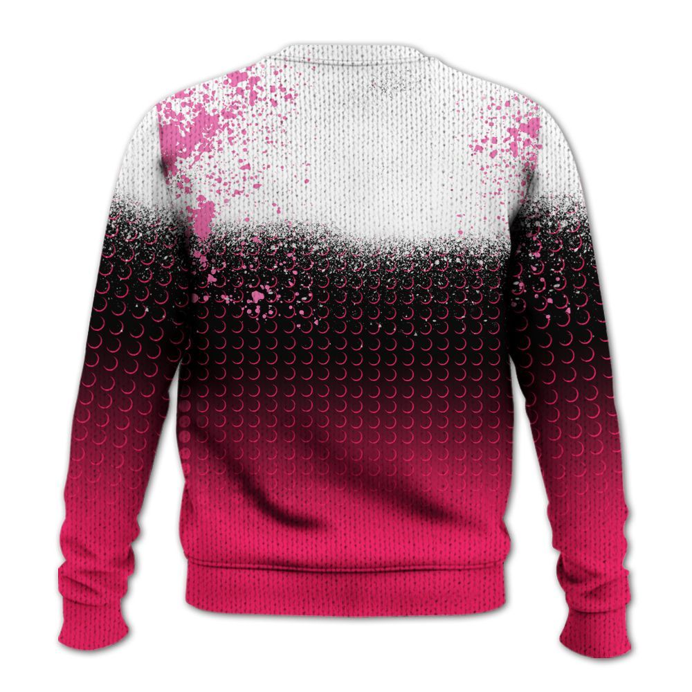 Knitted Sweater To Match Air VaporMax Plus Triple Pink - Halftone Time Is Money