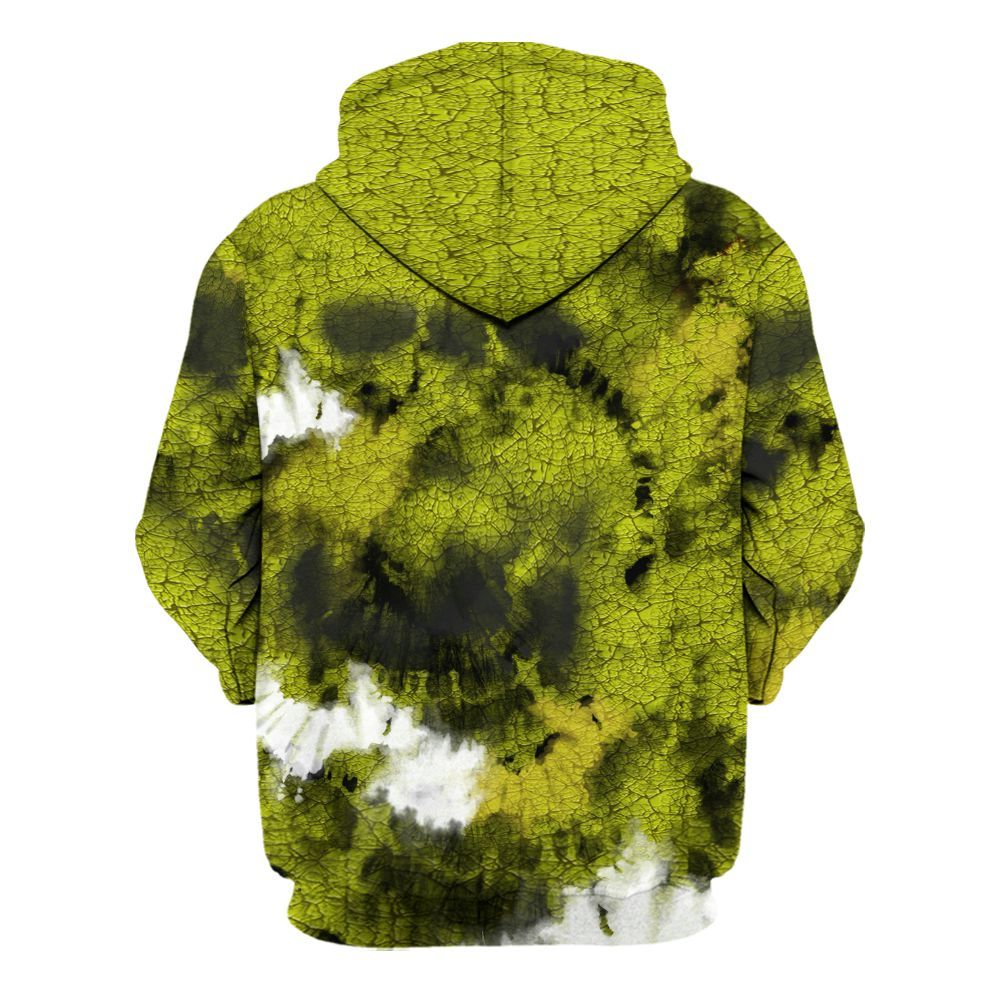 Hoodie To Match Dunk Low QS Halloween Skull - SNEAKER Girl Money Drip Tie Dye All Over Print