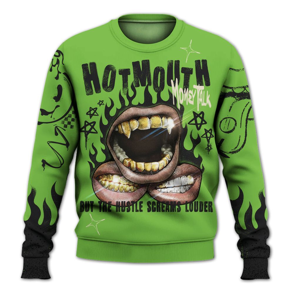 Sweatshirt To Match Air Max Waffle SP Action Green - Mouth Burning Street Style All Over Print
