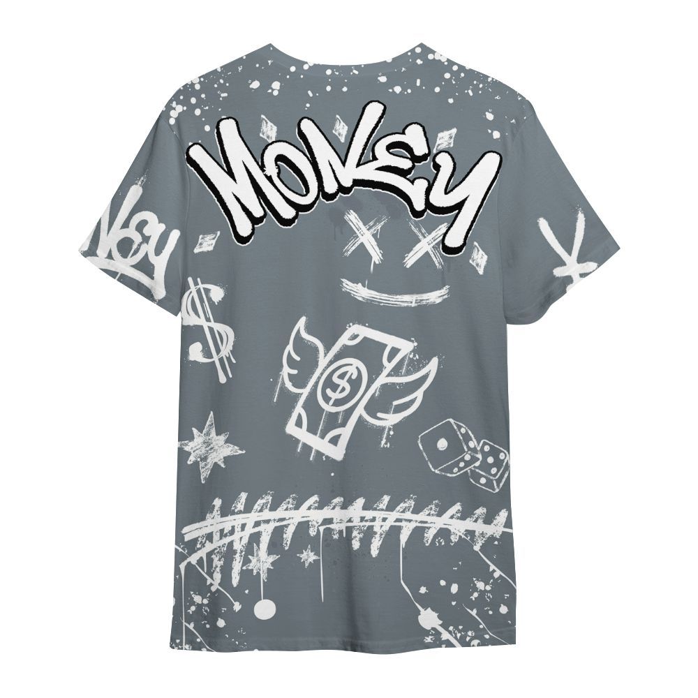 Shirt To Match Wolf Grey 13s - Everybody Paid In Full Crayon All Over Print