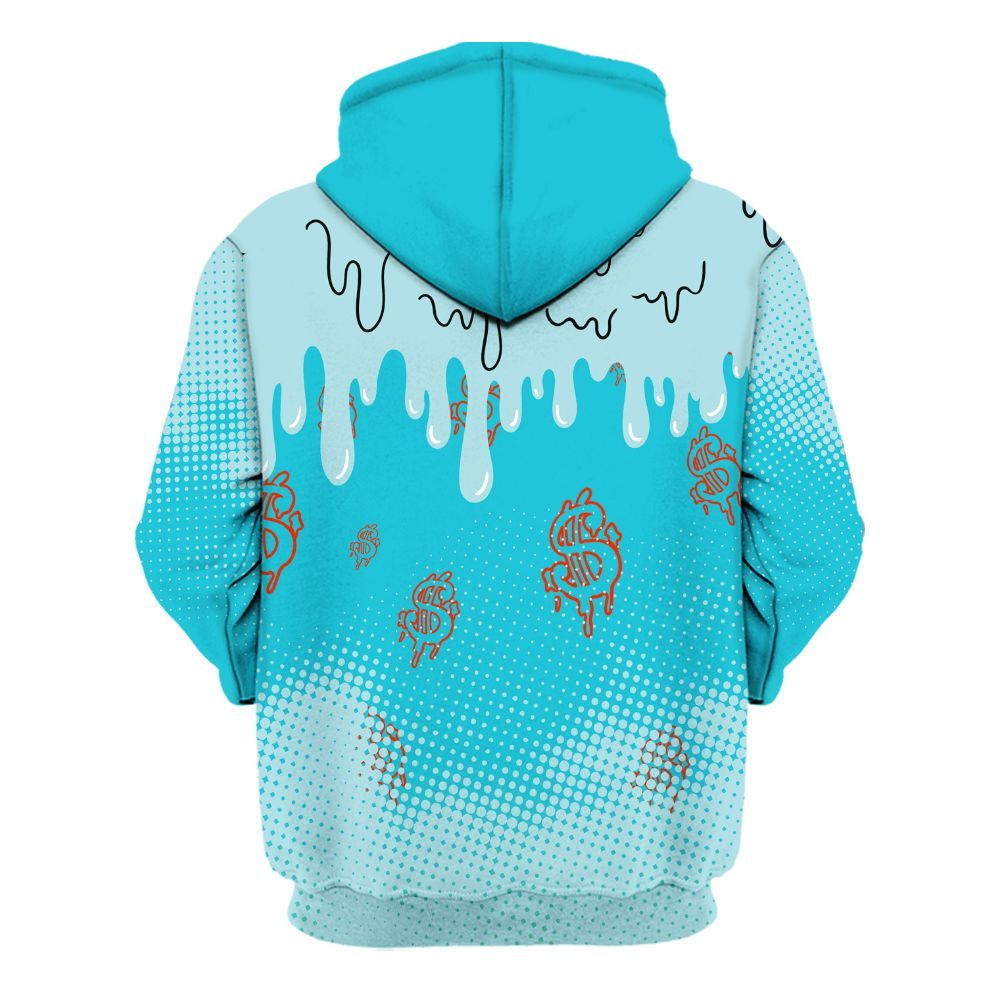 Hoodie To Match Dunk Low KD 17 N7 - Loot Bear Unique Drip All Over Print